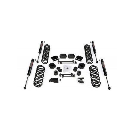Teraflex JL 4DR: 3.5" COIL SPRING BASE LIFT KIT & 9550 VSS TWIN-TUBE SHOCKS 1356050